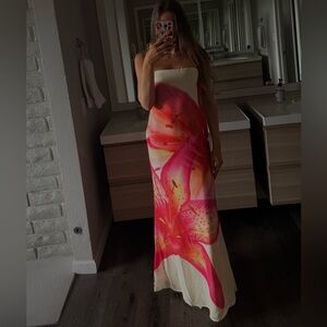 Darcy Maxi Dress - Yellow Floral Peppermayo 0